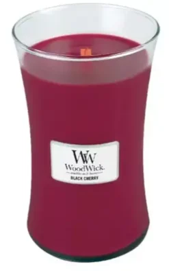 WoodWick Large Candle Black Cherry