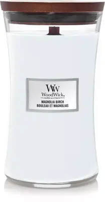 WoodWick Large Candle Magnolia Birch