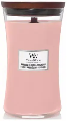 WoodWick Large Candle Pressed Blooms & Patchouli