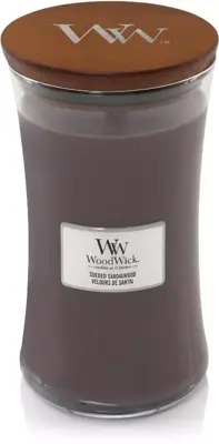 WoodWick Large Candle Sueded Sandalwood