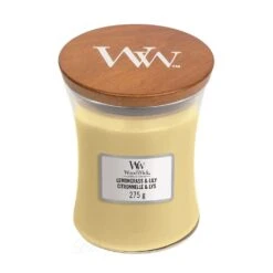 WoodWick Lemongrass & Lily Medium Candle