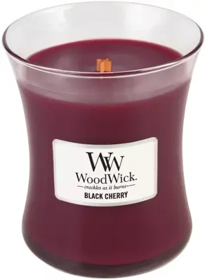 WoodWick Medium Candle Black Cherry 3 WoodWick Medium Candle Black Cherry