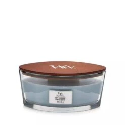 WoodWick Soft Chambray Ellipse Candle