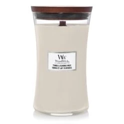 WoodWick Tonka & Almond Milk Large Candle