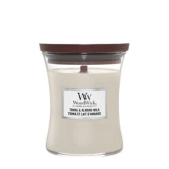 WoodWick Tonka & Almond Milk Medium Candle
