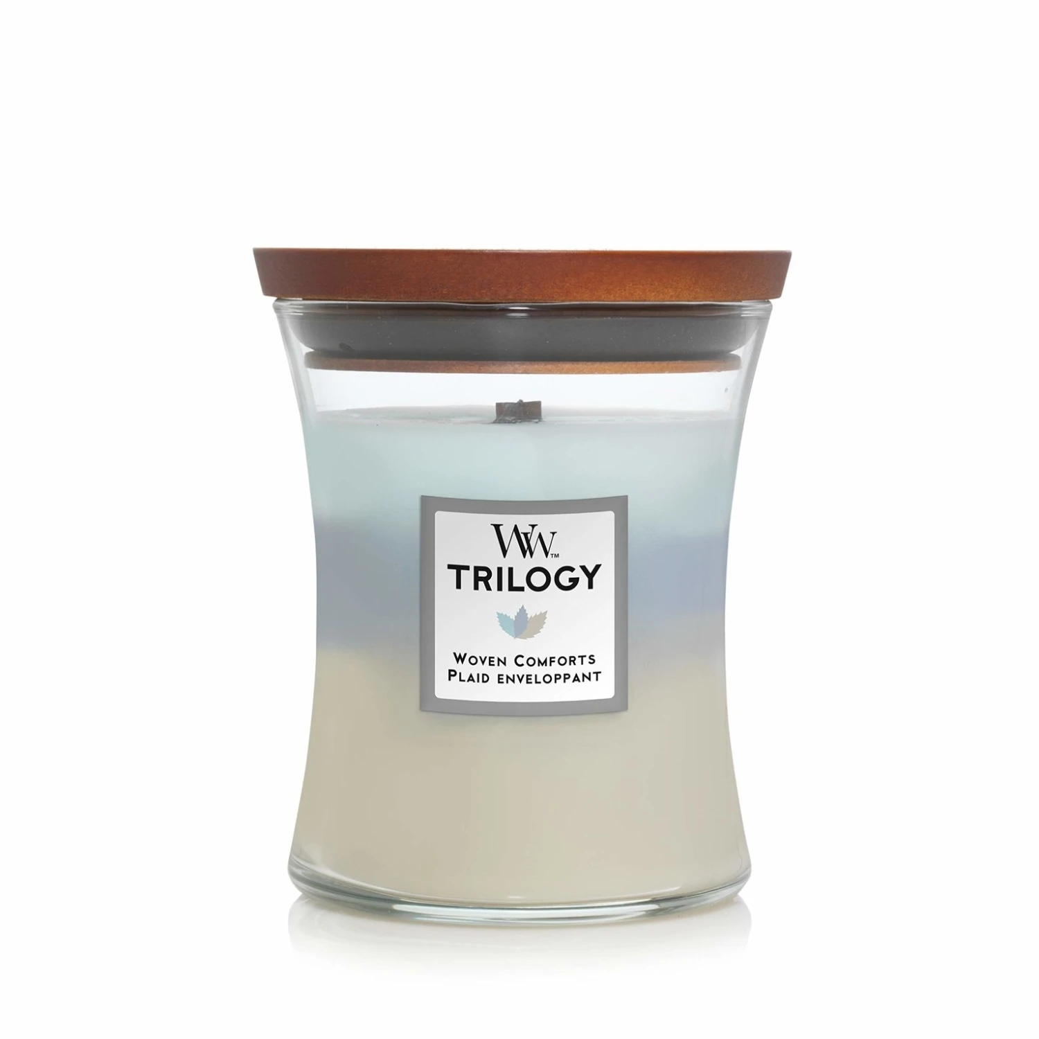 WoodWick Trilogy Woven Comforts Medium Candle 4 WoodWick Trilogy Woven Comforts Medium Candle - Afbeelding 2
