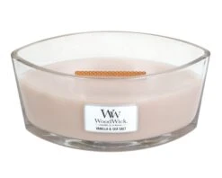 WoodWick Vanilla & Sea Salt Ellipse Candle
