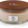 WoodWick White Honey Ellipse Candle