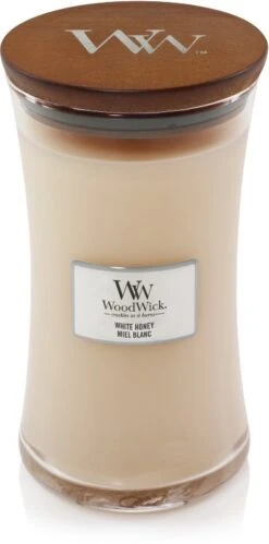 WoodWick White Honey Large Candle