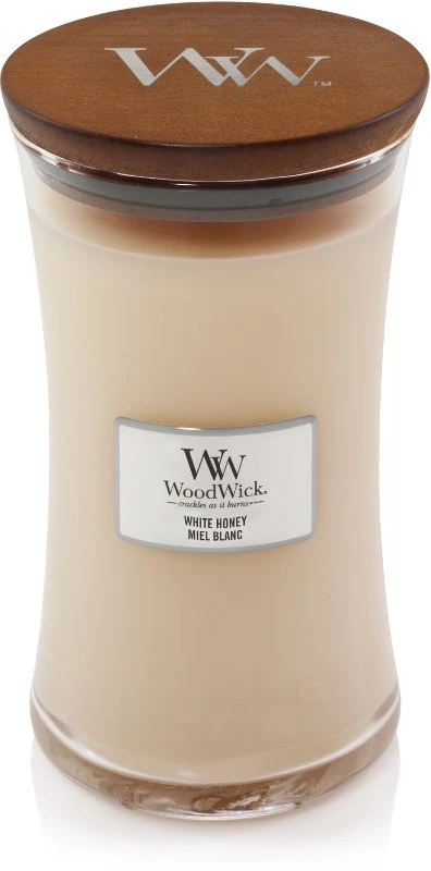 WoodWick White Honey Large Candle 3 WoodWick White Honey Large Candle