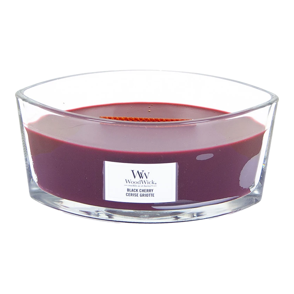 Woodwick Black Cherry Ellipse Candle - Geurkaars 4 Woodwick Black Cherry Ellipse Candle - Geurkaars - Afbeelding 2
