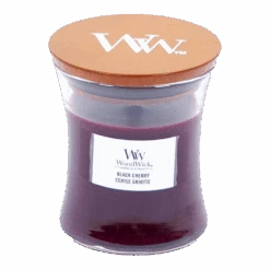 Woodwick Black Cherry Mini Candle - Geurkaars