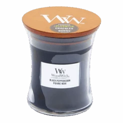 Woodwick Black Peppercorn Medium Candle - Geurkaars