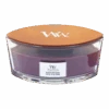 Woodwick Black Plum Cognac Ellipse Candle - Geurkaars -WoodWick woodwick black plum cognac ellipse geurskaars 1 5