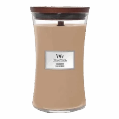 Woodwick Cashmere Large Candle - Geurkaars