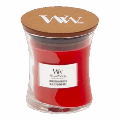 Woodwick Crimson Berries Mini Candle - Geurkaars