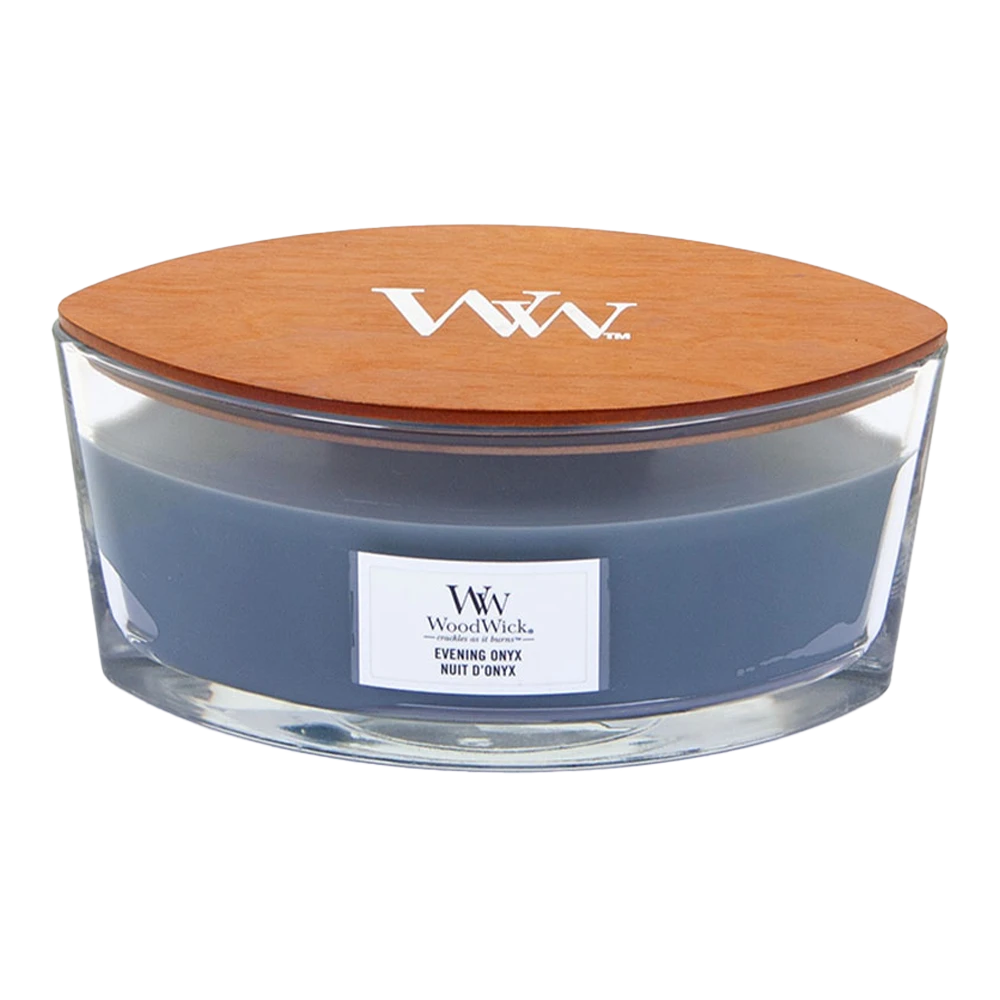 Woodwick Evening Onyx Ellipse Candle - Geurkaars 3 Woodwick Evening Onyx Ellipse Candle - Geurkaars