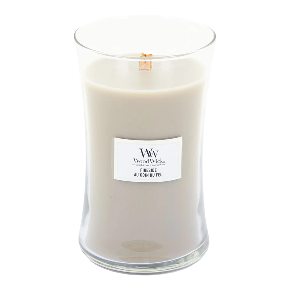 Woodwick Fireside Large Candle - Geurkaars 4 Woodwick Fireside Large Candle - Geurkaars - Afbeelding 2
