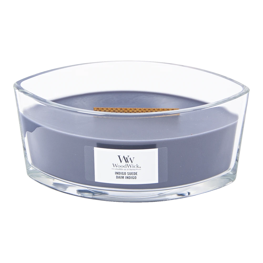 Woodwick Indigo Suede Ellipse Candle 4 Woodwick Indigo Suede Ellipse Candle - Afbeelding 2