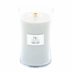 Woodwick Lavender & Cedar Large Candle - Geurkaars -WoodWick woodwick lavender cedar large candle geurskaars 2 5