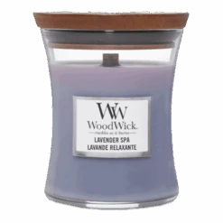 Woodwick Lavender Spa Medium Candle - Geurkaars