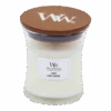 Woodwick Linen Medium Candle - Geurkaars -WoodWick woodwick linen medium candle geurskaars 1 3