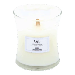 Woodwick Linen Mini Candle - Geurkaars -WoodWick woodwick linen mini candle geurskaars 2 5