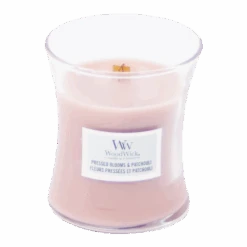 Woodwick Pressed Blooms & Patchouli Mini Candle - Geurkaars -WoodWick woodwick pressed blooms patchouli mini candle geurkaars 2