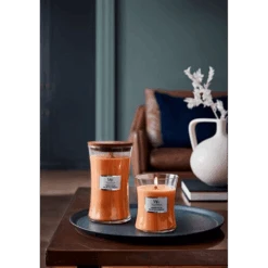 Woodwick Pumpkin Praline Large Candle - Geurkaars 7 Woodwick Pumpkin Praline Large Candle - Geurkaars -WoodWick woodwick pumpkin praline large candle geurkaars 3