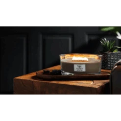 Woodwick Sand & Driftwood Ellipse Candle - Geurkaars -WoodWick woodwick sand driftwood ellipse candle geurskaars 2