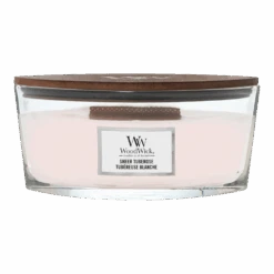 Woodwick Sheer Tuberose Ellipse Candle - Geurkaars