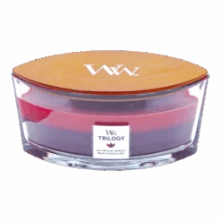 Woodwick Trilogy Sun Ripened Berries Ellipse Candle - Geurkaars