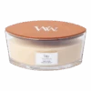 Woodwick Vanilla Bean Ellipse Candle - Geurkaars -WoodWick woodwick vanilla bean ellipse candle geurskaars 1