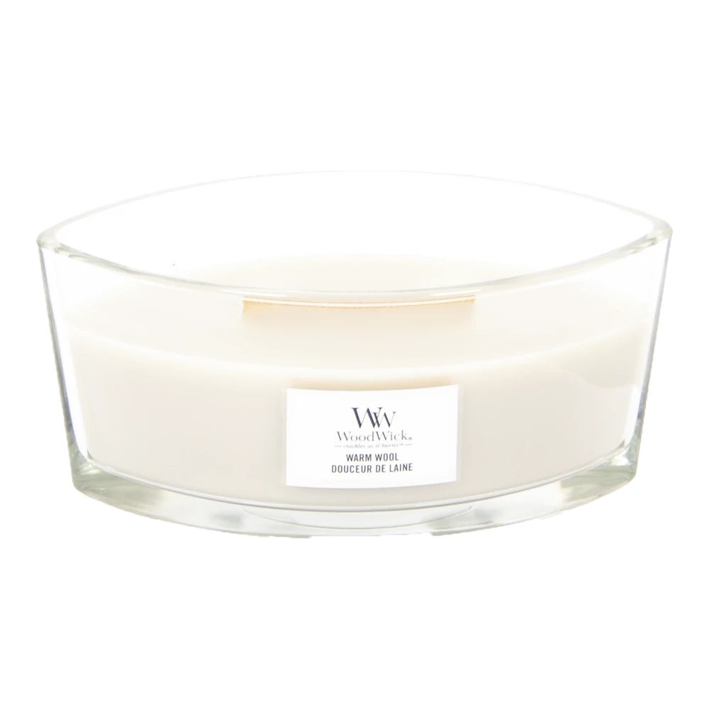 Woodwick Warm Wool Ellipse Candle - Geurkaars 4 Woodwick Warm Wool Ellipse Candle - Geurkaars - Afbeelding 2
