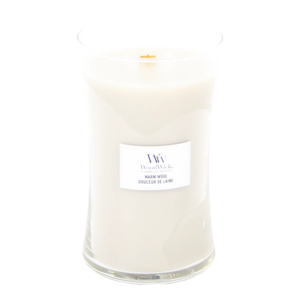 Woodwick Warm Wool Large Candle - Geurkaars 4 Woodwick Warm Wool Large Candle - Geurkaars - Afbeelding 2