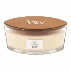 Woodwick White Honey Ellipse Candle - Geurkaars