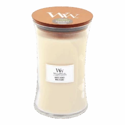 Woodwick White Honey Large Candle - Geurkaars