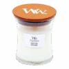 Woodwick White Teak Mini Candle - Geurkaars -WoodWick woodwick white teak mini candle geurskaars 1 4