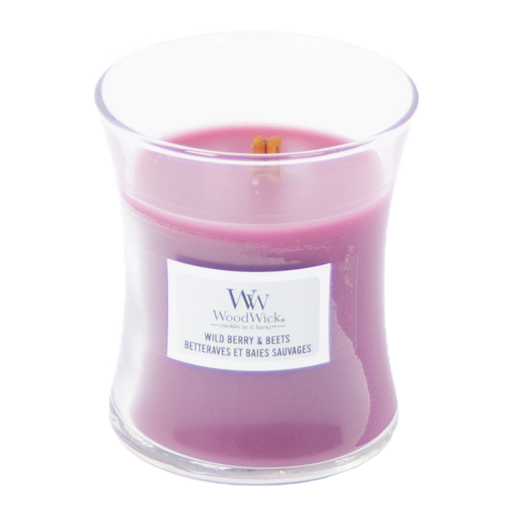 Woodwick Wild Berry & Beets Mini Candle - Geurkaars 4 Woodwick Wild Berry & Beets Mini Candle - Geurkaars - Afbeelding 2